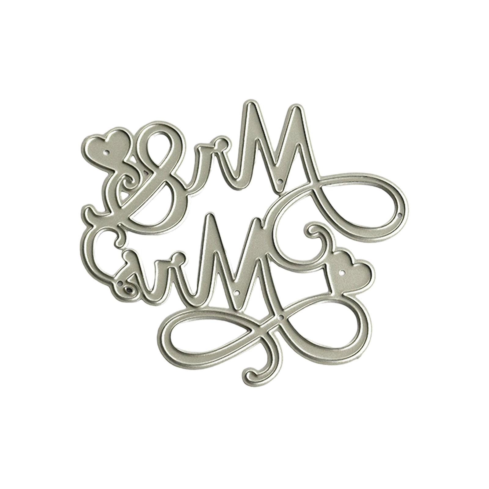 Heart Mr Mrs Cutting Dies Metal Die Cuts Embossing Templates Cuts Stencils for Scrapbooking Journal Card Decorati
Heart Mr Mrs Cutting Dies Metal Die Cuts Embossing Templates Cuts Stencils for Scrapbooking Journal Card Decorati