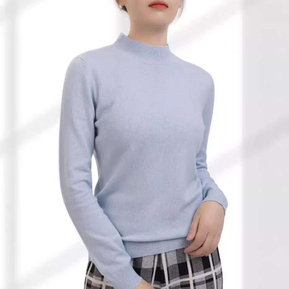 2024 Autumn/Winter Women s Semi-High Neck Knit Top Sweater in Solid Colors Small светло-синий
2024 Autumn/Winter Women s Semi-High Neck Knit Top Sweater in Solid Colors Small светло-синий