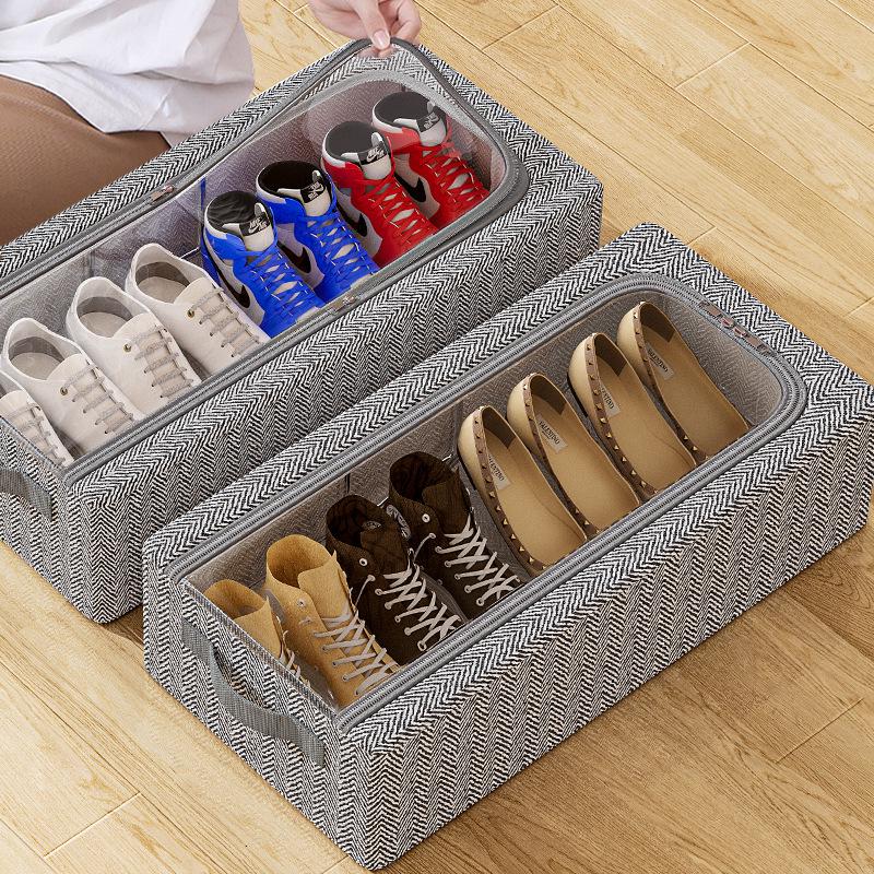 Foldable Transparent Shoe & Boot Storage Box with Steel Frame, Dustproof & Under-Bed Space Saver Medium 40*30*15
Foldable Transparent Shoe & Boot Storage Box with Steel Frame, Dustproof & Under-Bed Space Saver Medium 40*30*15