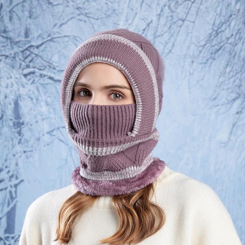 Womens Winter Knit Hat With Fleece Lining And Ear Protection For Cold Weather Purple
Womens Winter Knit Hat With Fleece Lining And Ear Protection For Cold Weather Purple
