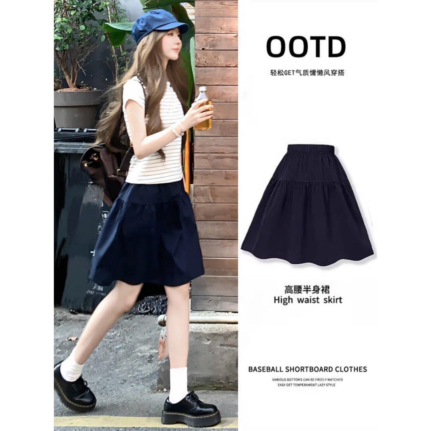 Navy blue skirt for women s Japanese wear, early spring, summer, ancient and early day miscellaneous skirt, summer beautiful a-word short skirt S
Navy blue skirt for women s Japanese wear, early spring, summer, ancient and early day miscellaneous skirt, summer beautiful a-word short skirt S