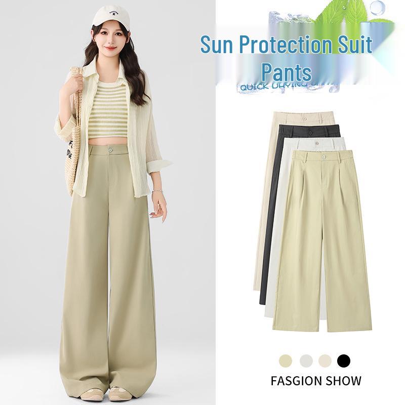 Women s High-Waist Sun Protection Pants - Spring/Summer 2025, Loose, Thin, Drapey, Slim Fit, Straight-Wide Leg. XXL
Women s High-Waist Sun Protection Pants - Spring/Summer 2025, Loose, Thin, Drapey, Slim Fit, Straight-Wide Leg. XXL