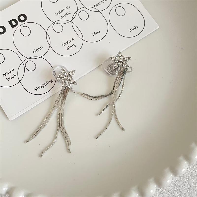 Long Star Earrings Female Temperament Five-Star Pendant Earringssimple Luxury Wedding Party Star Earrings Girl Jewelry Gifts
Long Star Earrings Female Temperament Five-Star Pendant Earringssimple Luxury Wedding Party Star Earrings Girl Jewelry Gifts