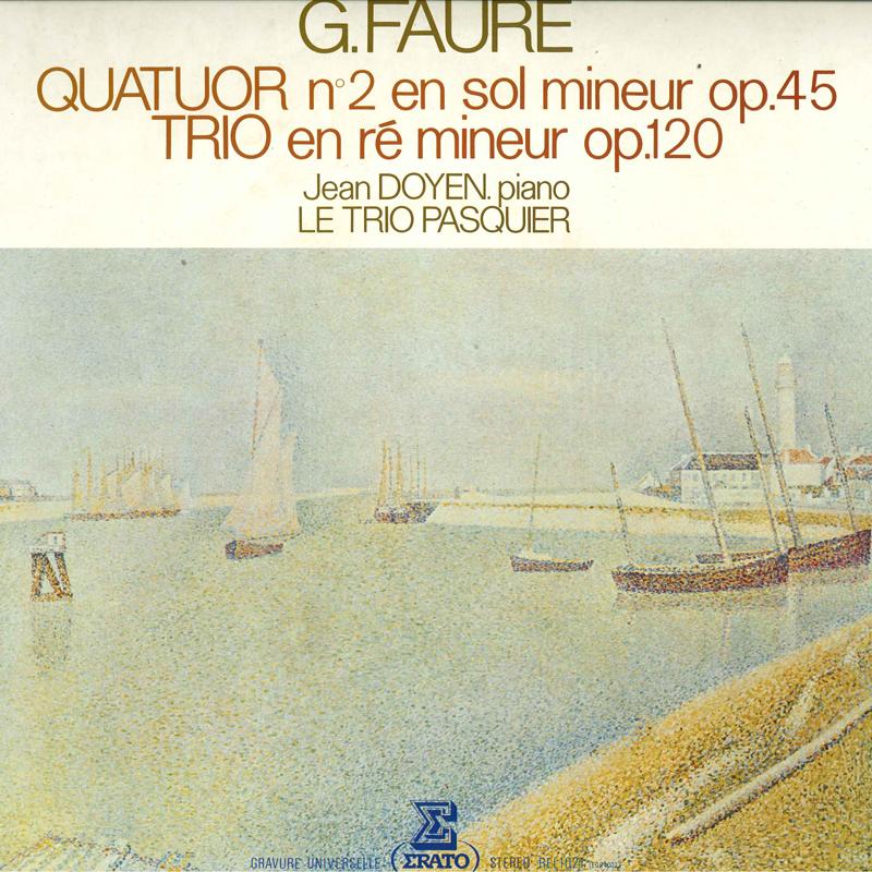 LP Record GABRIEL FAURE JEAN DOYEN Quatuor N2 Pour Piano Violon Alt REL1021 ERATO 1980 Japan Obi Classical
LP Record GABRIEL FAURE JEAN DOYEN Quatuor N2 Pour Piano Violon Alt REL1021 ERATO 1980 Japan Obi Classical