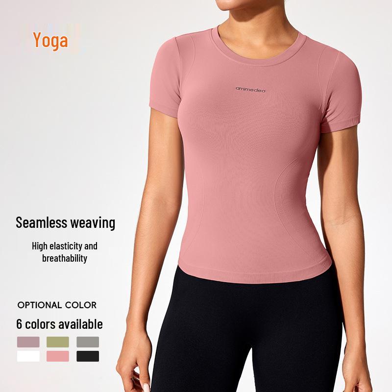 Cross-Border Women s Slim-Fit Short-Sleeve Fitness Top for Pilates & Yoga - Summer Style XL рожевий
Cross-Border Women s Slim-Fit Short-Sleeve Fitness Top for Pilates & Yoga - Summer Style XL рожевий
