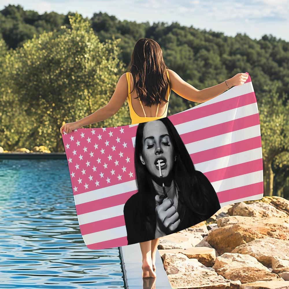 Полотенце с изображением певицы L-Lana Del R-Rey Быстросохнущие пляжные полотенца подходят для бассейнов, кемпинга, йоги и спортзала W30*H60(CM)
Полотенце с изображением певицы L-Lana Del R-Rey Быстросохнущие пляжные полотенца подходят для бассейнов, кемпинга, йоги и спортзала W30*H60(CM)
