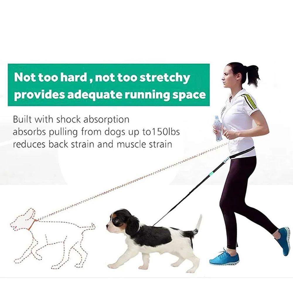 Hands-Free Dog Leash Waist Belt With Waist Bag Dog Traction Rope Traction Rope Dog Accessories Green traction rope
Hands-Free Dog Leash Waist Belt With Waist Bag Dog Traction Rope Traction Rope Dog Accessories Green traction rope