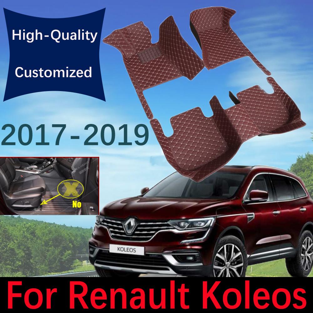 Кожаные автомобильные коврики на заказ для Renault Koleos 2017 2018 2019, модные автомобильные ковры, подушечки для ног, интерьер
Кожаные автомобильные коврики на заказ для Renault Koleos 2017 2018 2019, модные автомобильные ковры, подушечки для ног, интерьер