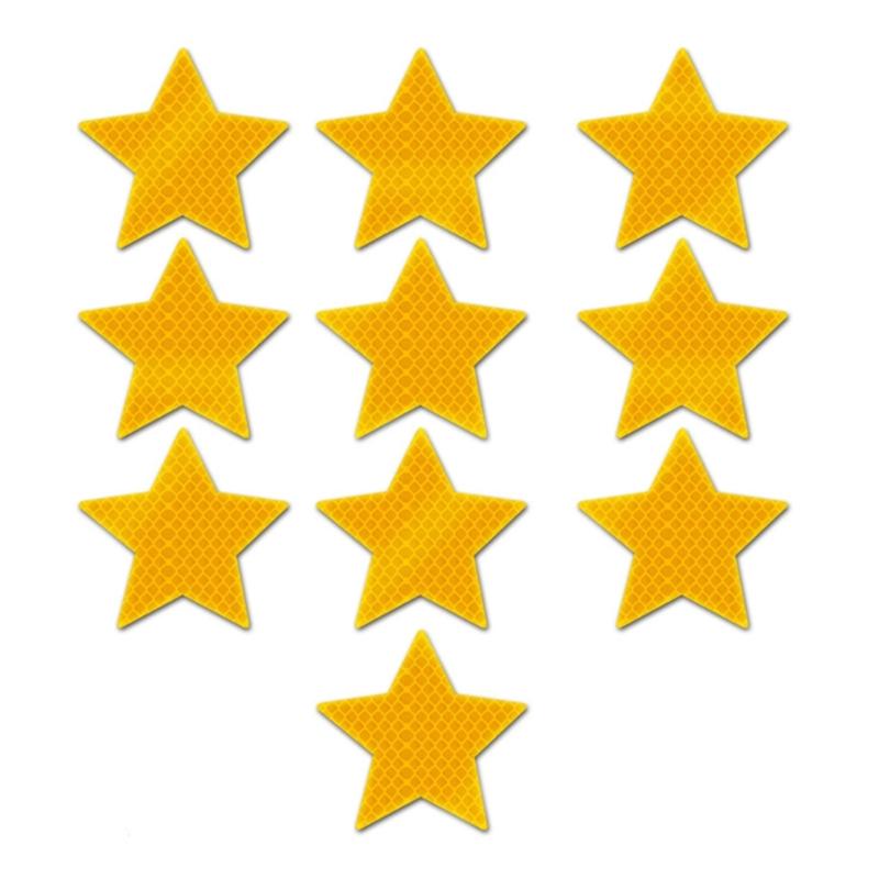 10pcs Reflective Star Decals for Car Motorcycle Night Visibility Safety Stickers Enhanced Nighttime Safety Easy to Apply
10pcs Reflective Star Decals for Car Motorcycle Night Visibility Safety Stickers Enhanced Nighttime Safety Easy to Apply
