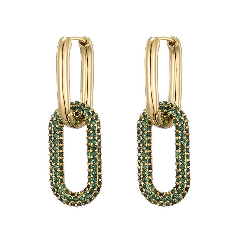 LOVBEAFAS Gold Color Geometric Oval Rectangle Hoop Earrings For Women Zircon Wedding Jewelry Elegant Female Dangle Earings зелений
LOVBEAFAS Gold Color Geometric Oval Rectangle Hoop Earrings For Women Zircon Wedding Jewelry Elegant Female Dangle Earings зелений