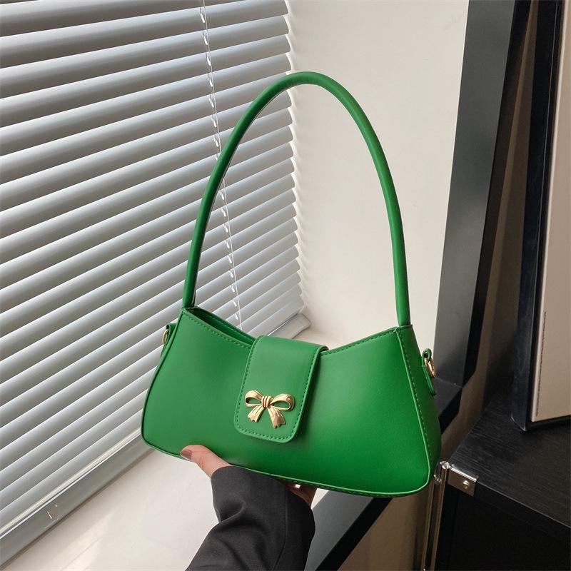 Ladies 2 New Fashion Underarm Crescent Bag Solid Color Popular Bow Small Bag Textured Personalized Handbag зелений
Ladies 2 New Fashion Underarm Crescent Bag Solid Color Popular Bow Small Bag Textured Personalized Handbag зелений