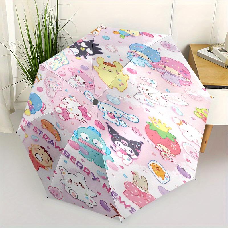 Sanrio Automatic Opening and Closing Parasol Compact Travel Umbrella with 8 Ribs for Women and Men Ideal Birthday/Christmas Gift, Outdoor Ac
Sanrio Automatic Opening and Closing Parasol Compact Travel Umbrella with 8 Ribs for Women and Men Ideal Birthday/Christmas Gift, Outdoor Ac