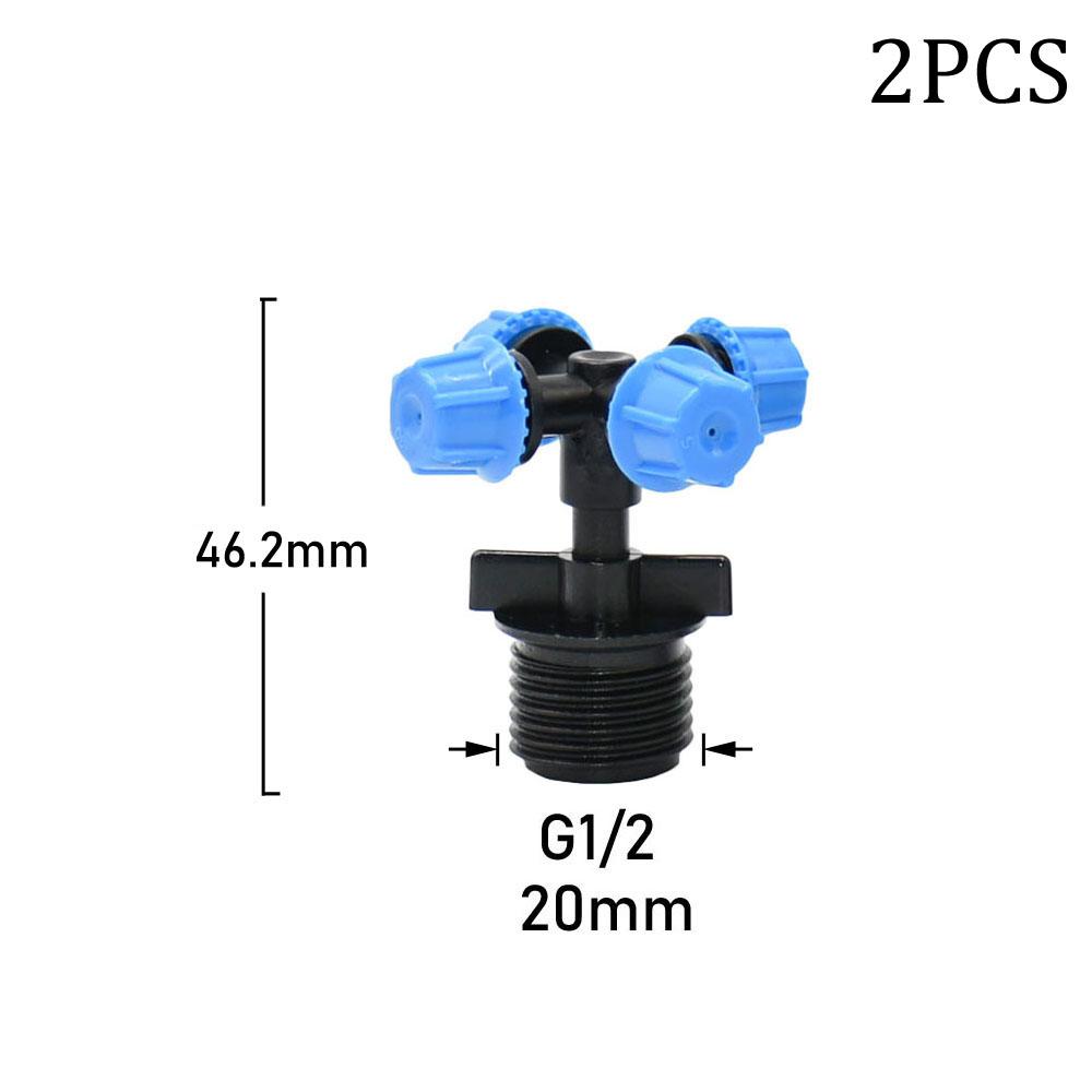 Greenhouse Drip Irrigation Cross Atomizing Nozzle Water Misting Nozzle G1/2 Threaded Connector For Greenhouse 20Pcs
Greenhouse Drip Irrigation Cross Atomizing Nozzle Water Misting Nozzle G1/2 Threaded Connector For Greenhouse 20Pcs