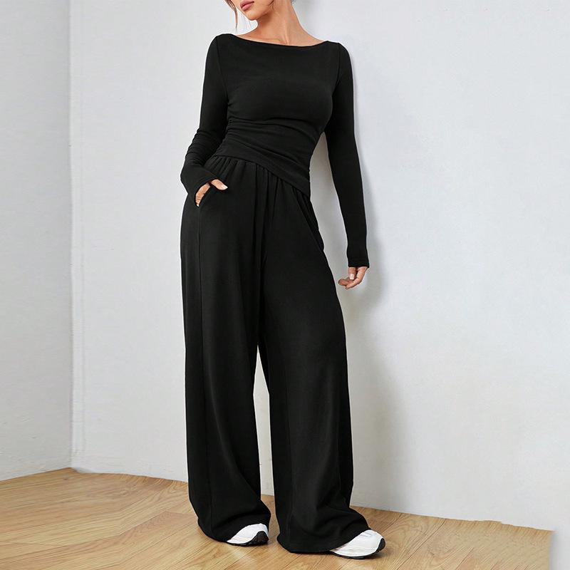 Loose Fit Women s Wide-Leg Pants Two-Piece Set - Soft, Stylish, Irregular Design XL чорний
Loose Fit Women s Wide-Leg Pants Two-Piece Set - Soft, Stylish, Irregular Design XL чорний