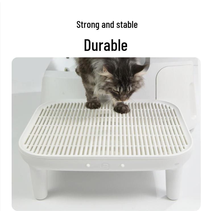 Huoman Automatic Smart Cat Litter Box with Anti-Splatter Scoop White
Huoman Automatic Smart Cat Litter Box with Anti-Splatter Scoop White