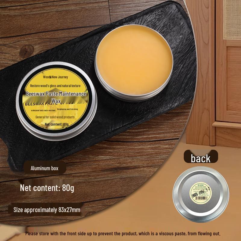 80g Beeswax Cream for Wood Floor and Furniture Maintenance - Wenge Oil Polishing Wax
80g Beeswax Cream for Wood Floor and Furniture Maintenance - Wenge Oil Polishing Wax