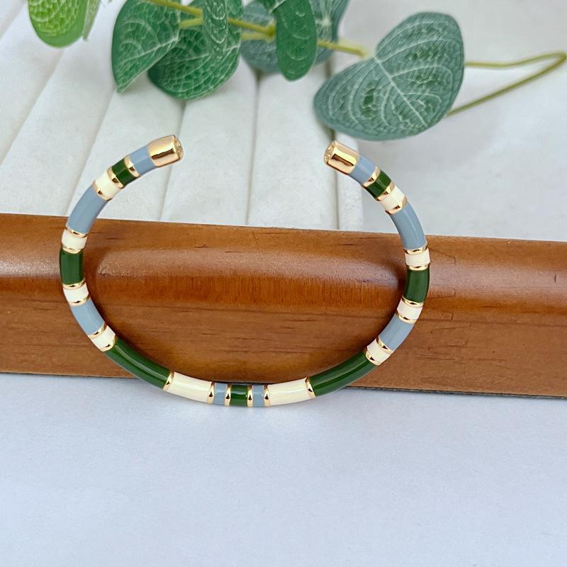Французский Легкий Роскошный Эмалевый Бамбуковый Открытый Браслет
Французский Легкий Роскошный Эмалевый Бамбуковый Открытый Браслет