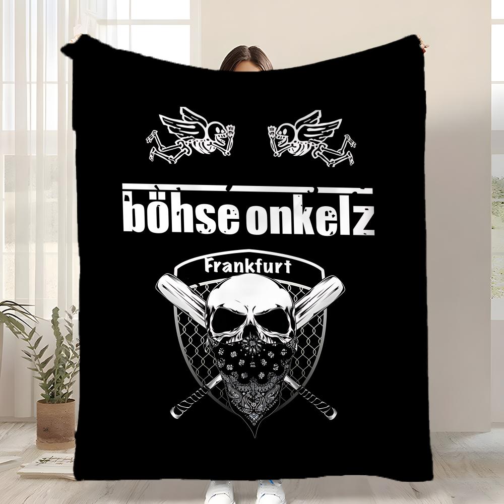 Band Bohse Onkelz Throw Kid-Friendly Flannel Throw Blanket Soft Warm Anti-Static Washable All Season 75cmx90cm
Band Bohse Onkelz Throw Kid-Friendly Flannel Throw Blanket Soft Warm Anti-Static Washable All Season 75cmx90cm