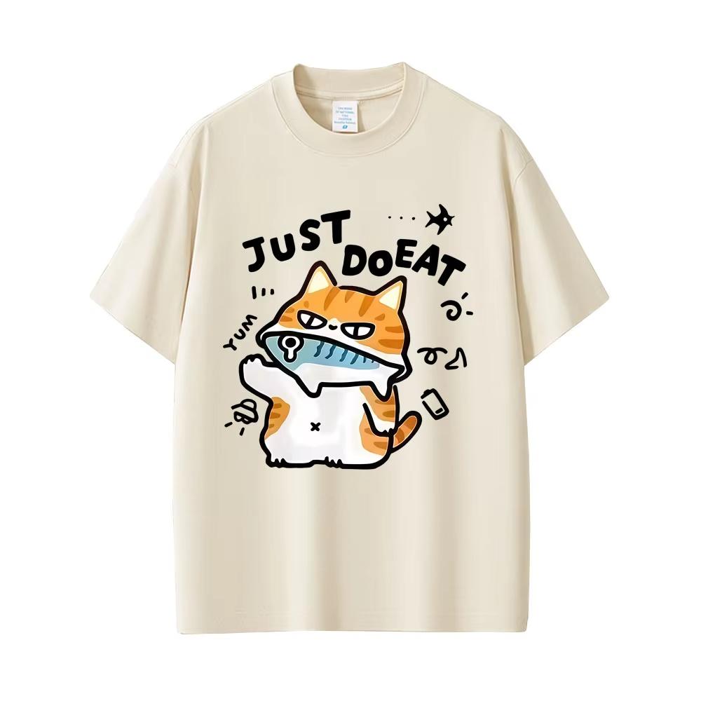 Japanese Cat Just Do Eat Funny Meme Graphic T-shirts Men Women Clothing Casual Vintage Cotton T Shirts Unisex Oversized T-shirts 5XL
Japanese Cat Just Do Eat Funny Meme Graphic T-shirts Men Women Clothing Casual Vintage Cotton T Shirts Unisex Oversized T-shirts 5XL