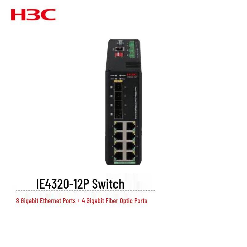 H3C IE4320-12P Industrial Layer 3 Ethernet Switch
H3C IE4320-12P Industrial Layer 3 Ethernet Switch