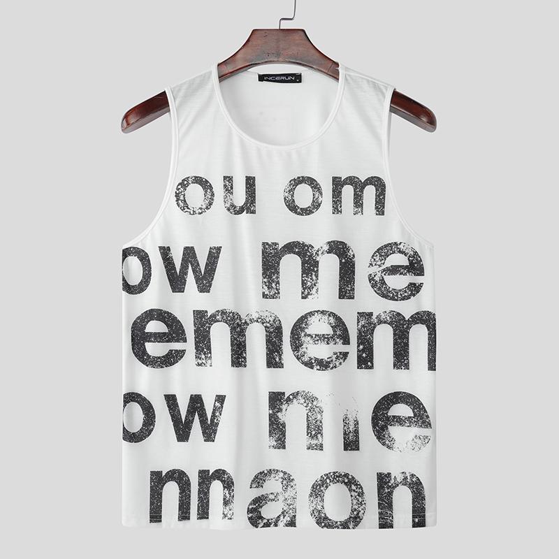 INCERUN Summer Sleeveless Round Neck Print Casual Loose Tank Tops XL белый
INCERUN Summer Sleeveless Round Neck Print Casual Loose Tank Tops XL белый