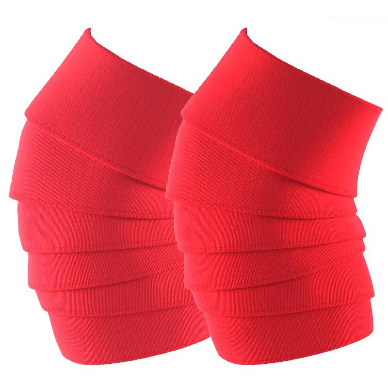 Stiff Weightlifting Knee Wrap 2.5M No Magic Tape Red Black Knee Straps 1 Pair Support for Gym Training Heavy Lifting length 2.5meters
Stiff Weightlifting Knee Wrap 2.5M No Magic Tape Red Black Knee Straps 1 Pair Support for Gym Training Heavy Lifting length 2.5meters