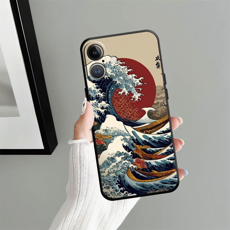 Wave Pattern Case for iPhone 7 8 13 12 11 17 Pro Max XS Max XR 15 16 14 Plus 17Air Black Soft Phone Cover iPhone 12
Wave Pattern Case for iPhone 7 8 13 12 11 17 Pro Max XS Max XR 15 16 14 Plus 17Air Black Soft Phone Cover iPhone 12