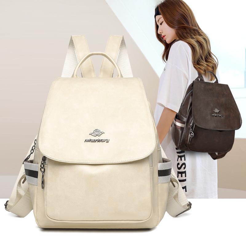 Women s Backpack Student Schoolbag Large Capacity Outdoor Soft Leather Backpack чорний
Women s Backpack Student Schoolbag Large Capacity Outdoor Soft Leather Backpack чорний