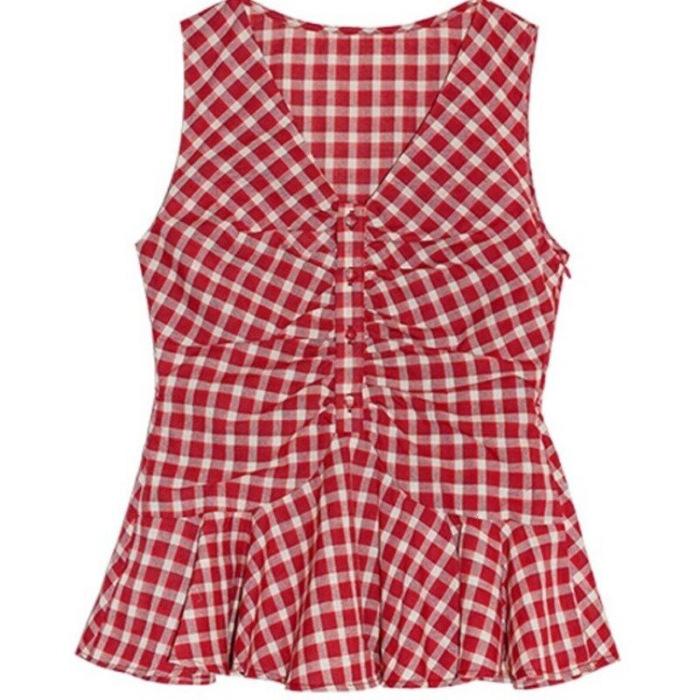 Women s Slimming French Plaid Sleeveless Camisole - Summer Waist-Cinching Top with New Niche Design Extra Large
Women s Slimming French Plaid Sleeveless Camisole - Summer Waist-Cinching Top with New Niche Design Extra Large