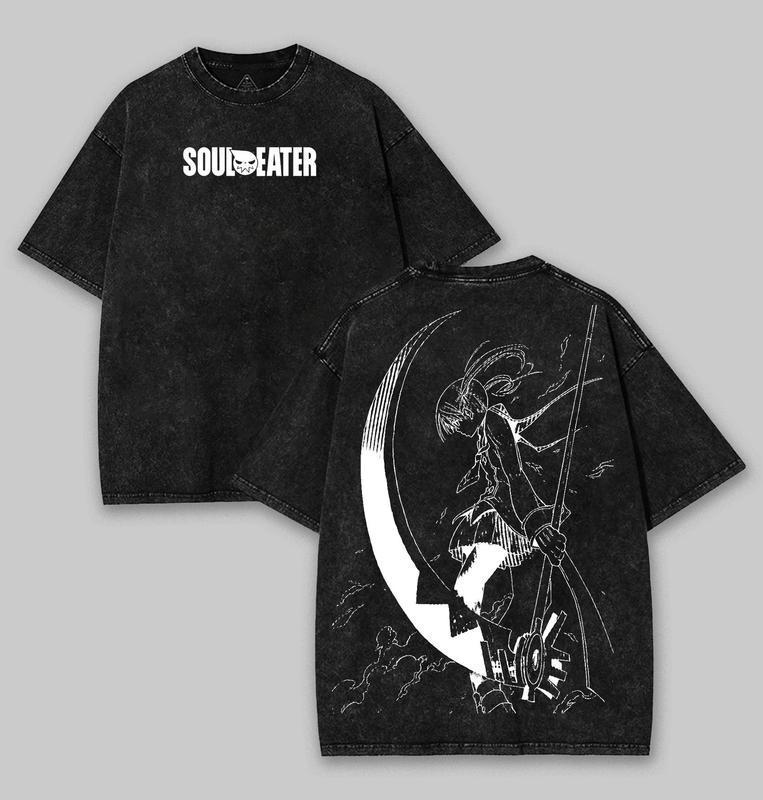 Soul Eater Manga Graphic T Shirt Harajuku Print Vintage Washed Tshirt Men Women Clothes Oversized Cotton Short Sleeve Tees S
Soul Eater Manga Graphic T Shirt Harajuku Print Vintage Washed Tshirt Men Women Clothes Oversized Cotton Short Sleeve Tees S
