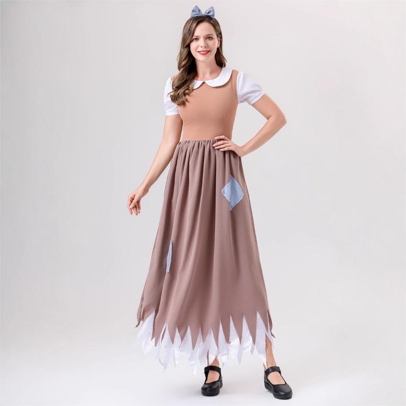 Хэллоуинские сказки Белоснежка игровой костюм Снежная горничная Лоскутное платье горничной S
Хэллоуинские сказки Белоснежка игровой костюм Снежная горничная Лоскутное платье горничной S