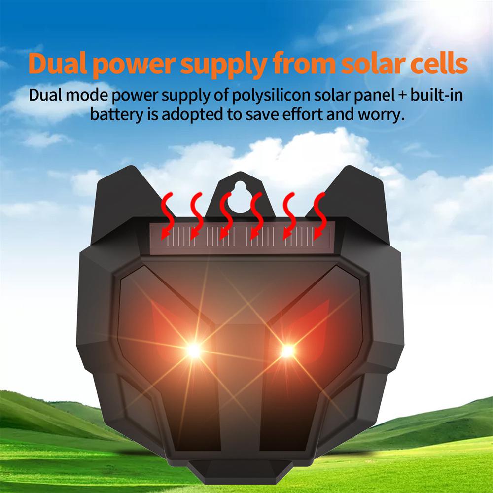 2pcs Solar Animal Repellent With Red LED Laser Strobe Light Deer Repellent Outdoor Waterproof Animal Deterrent Machine
2pcs Solar Animal Repellent With Red LED Laser Strobe Light Deer Repellent Outdoor Waterproof Animal Deterrent Machine