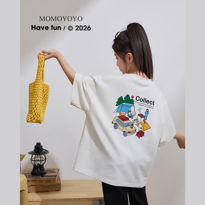 Kids Camping Cartoon Print Short-Sleeve T-Shirt 150
Kids Camping Cartoon Print Short-Sleeve T-Shirt 150