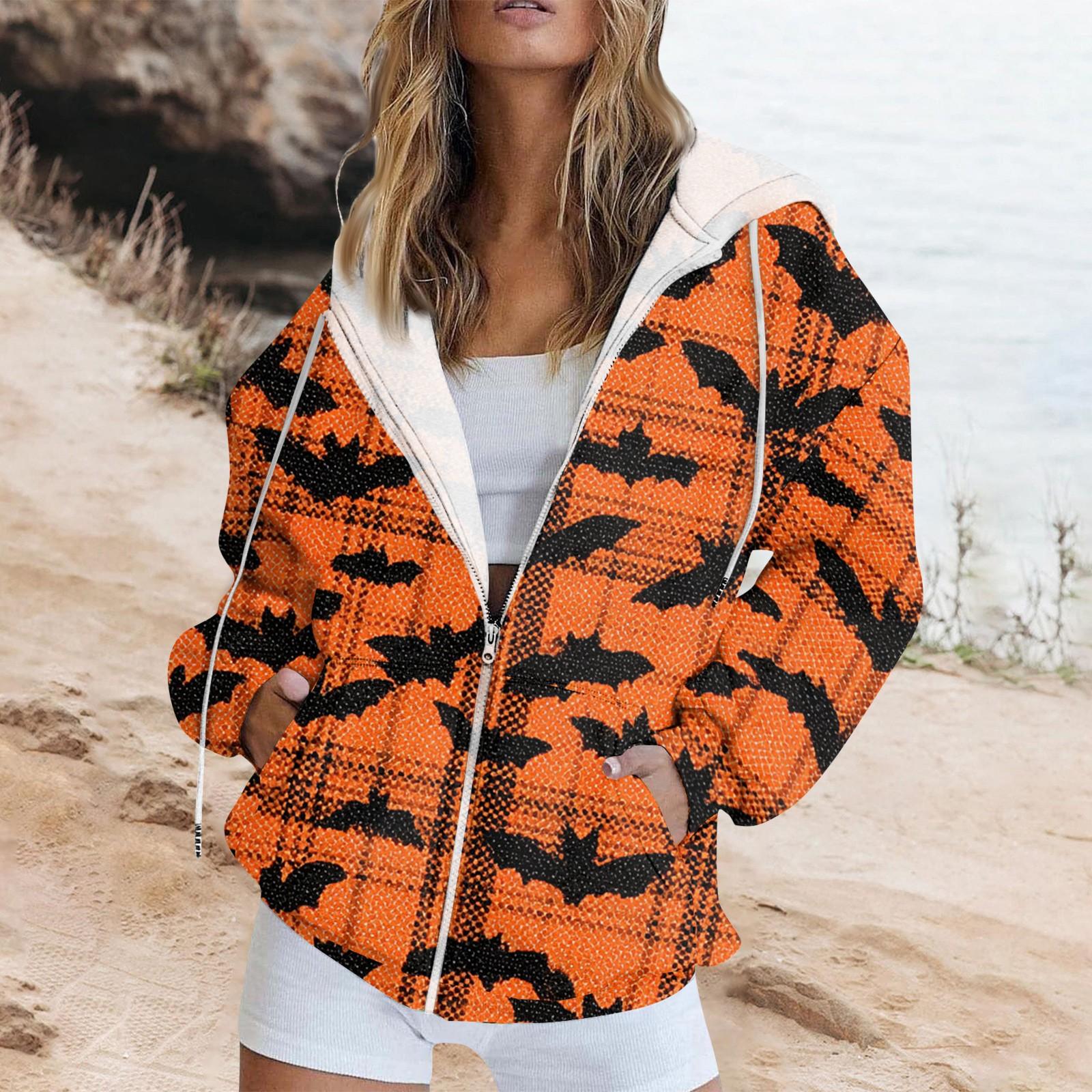 Women s Fashion Casual Halloween Printed Sweatshirt Long Sleeve With Pocket Cardigan Jacket Zipper Hoodie Coat XL
Women s Fashion Casual Halloween Printed Sweatshirt Long Sleeve With Pocket Cardigan Jacket Zipper Hoodie Coat XL