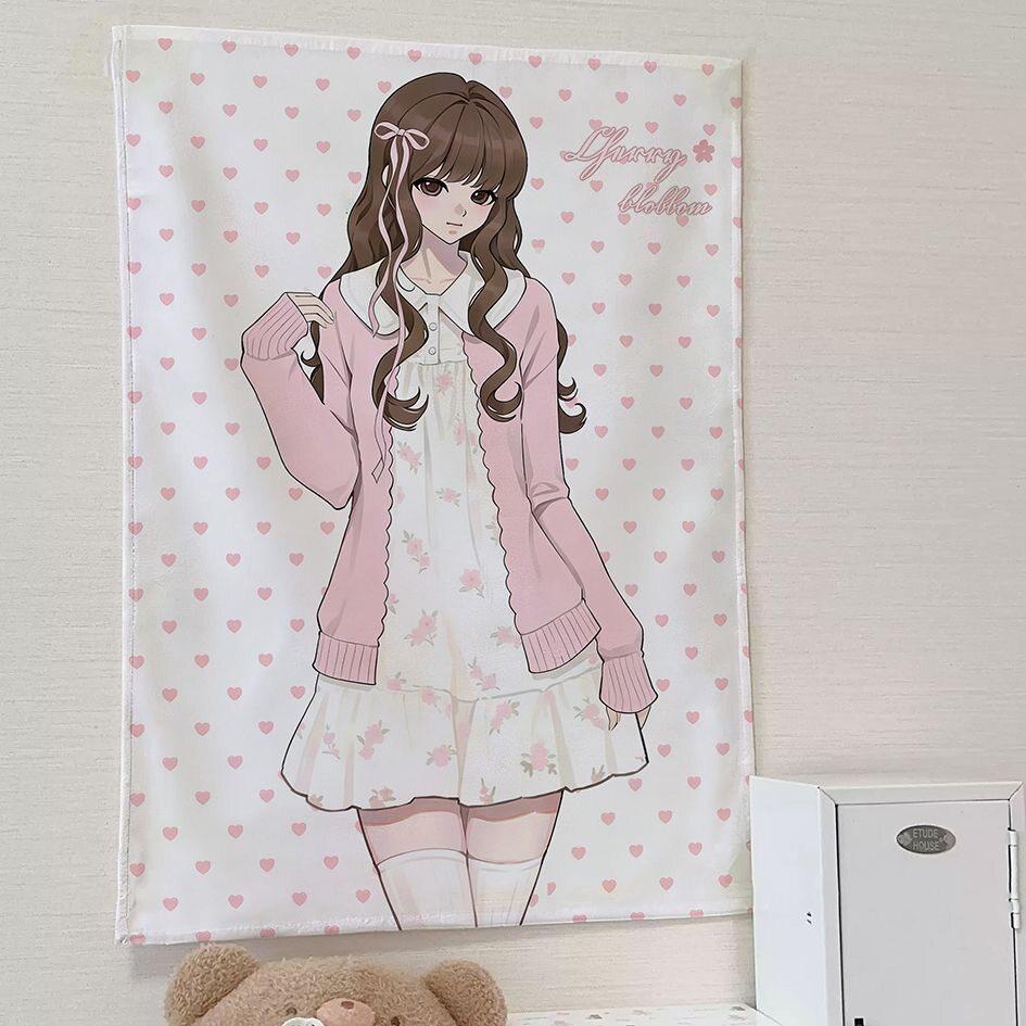 New Korean Cute Girl Tapestry Ins Style Pink Series Aesthetic Atmosphere Wall Hanging For Girls Bedroom Decor 74x94cm(29x37in)
New Korean Cute Girl Tapestry Ins Style Pink Series Aesthetic Atmosphere Wall Hanging For Girls Bedroom Decor 74x94cm(29x37in)