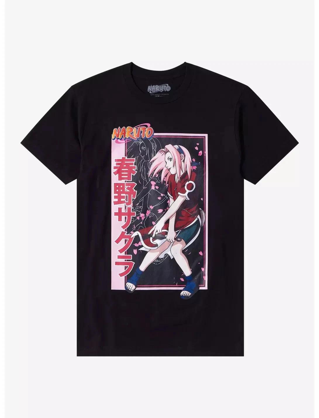 Naruto Mens Sakura Haruno Box Image Anime Black Shirt New XS 4XL
Naruto Mens Sakura Haruno Box Image Anime Black Shirt New XS 4XL