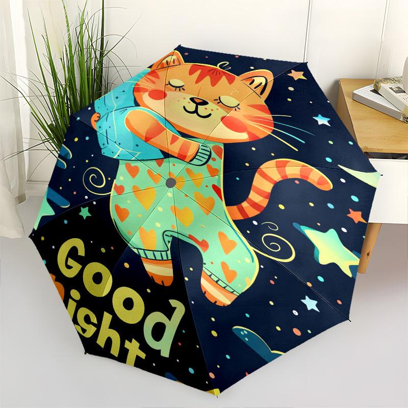 Cat, Night- Automatic umbrella, Four Seasons Portable Folding Umbrella, Suitable for Men and Women, Travel, Daily Compact Umbrella, Outdoor
Cat, Night- Automatic umbrella, Four Seasons Portable Folding Umbrella, Suitable for Men and Women, Travel, Daily Compact Umbrella, Outdoor