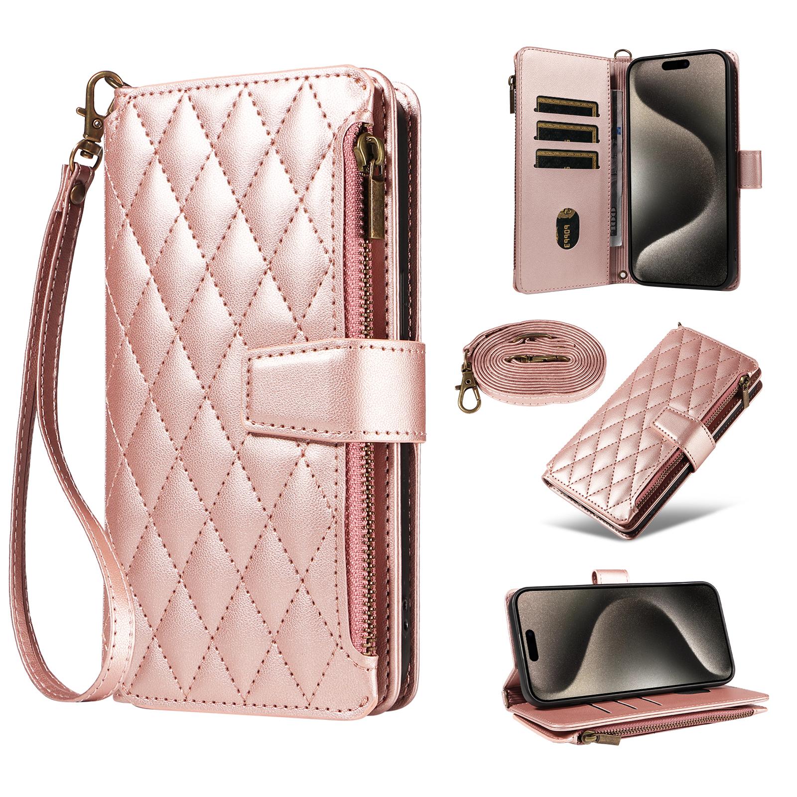 For iPhone 16 Pro Max Leather Case with Card Holder, Straps, RFID Blocking Wallet Phone Cover Rhombus Pattern F
For iPhone 16 Pro Max Leather Case with Card Holder, Straps, RFID Blocking Wallet Phone Cover Rhombus Pattern F