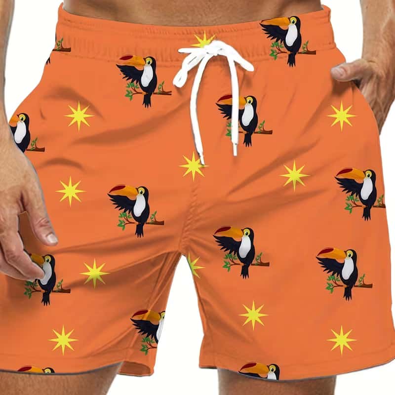 Men s colorful line print beach shorts M
Men s colorful line print beach shorts M