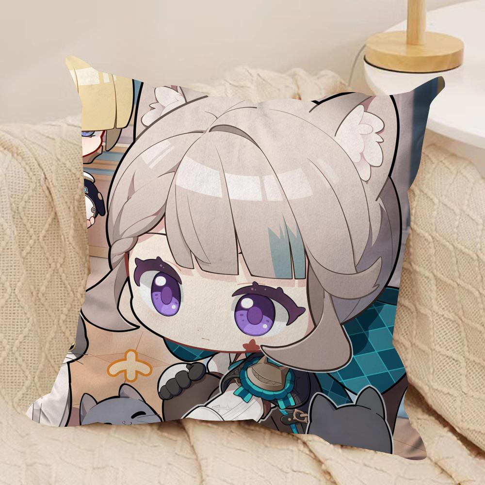 Lynette cute genshin impact Cushion Cover Silky Short Plush Invisible Zipper Dustproof Sofa Pillow Case for Home Decor 30x30cm
Lynette cute genshin impact Cushion Cover Silky Short Plush Invisible Zipper Dustproof Sofa Pillow Case for Home Decor 30x30cm