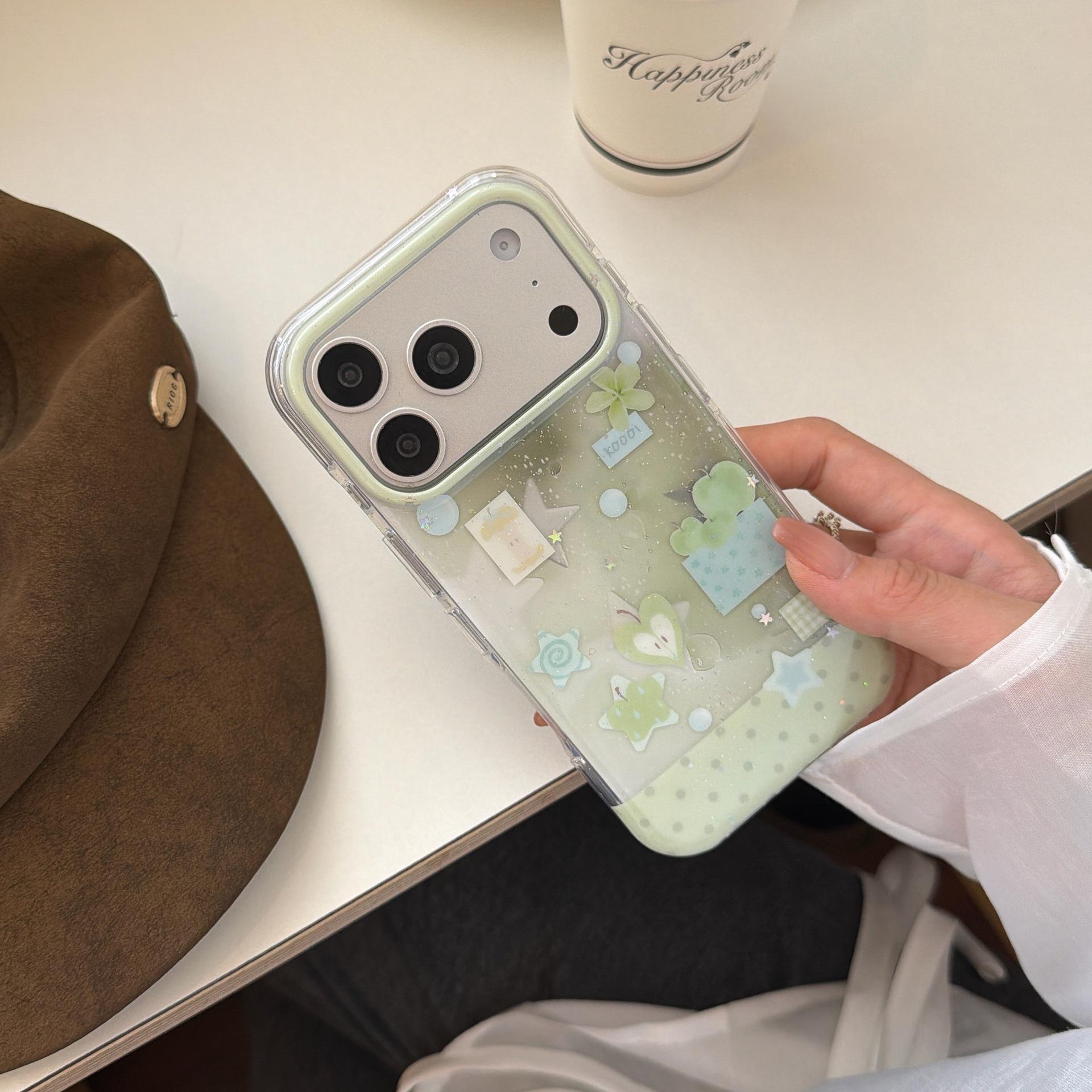 Mint Green Sequined Star Phone Case for iPhone 14/15/16 Pro Max/17 iPhone16 Pro
Mint Green Sequined Star Phone Case for iPhone 14/15/16 Pro Max/17 iPhone16 Pro
