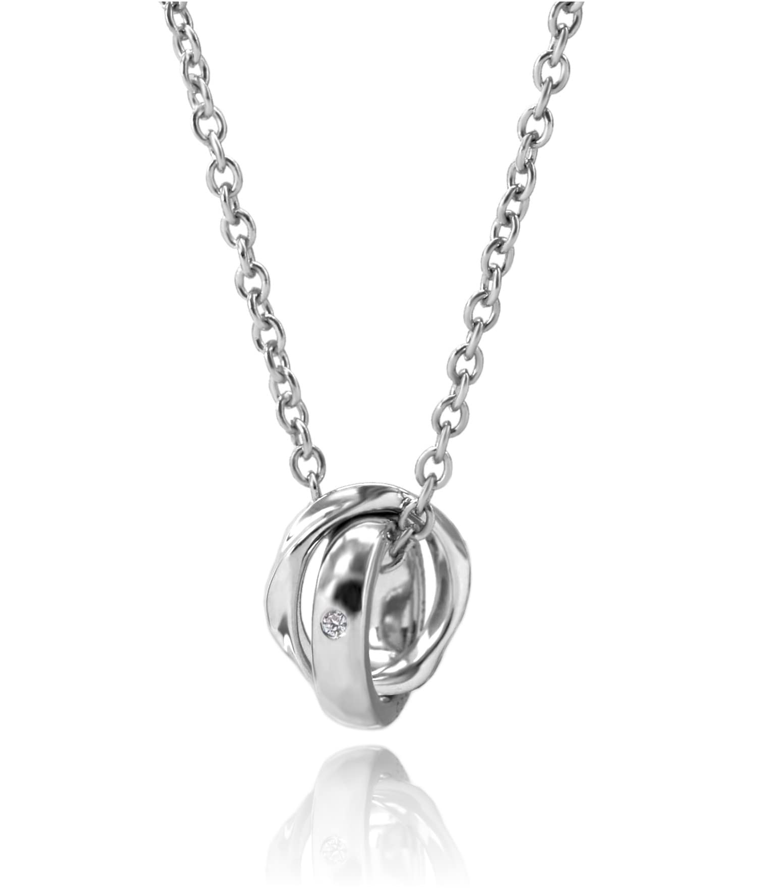 Lionheart Men s Wave Double Ring Necklace in 925 Silver, Direct from the Manufacturer
Lionheart Men s Wave Double Ring Necklace in 925 Silver, Direct from the Manufacturer