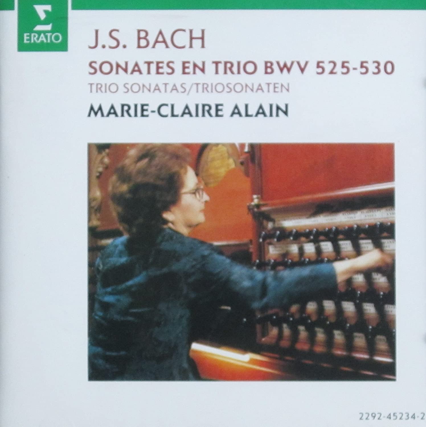 CD MARIE-CLAIRE ALAIN - Bach: 6 Sonates En Trio 2292452342 Erato Germany Classical Used
CD MARIE-CLAIRE ALAIN - Bach: 6 Sonates En Trio 2292452342 Erato Germany Classical Used