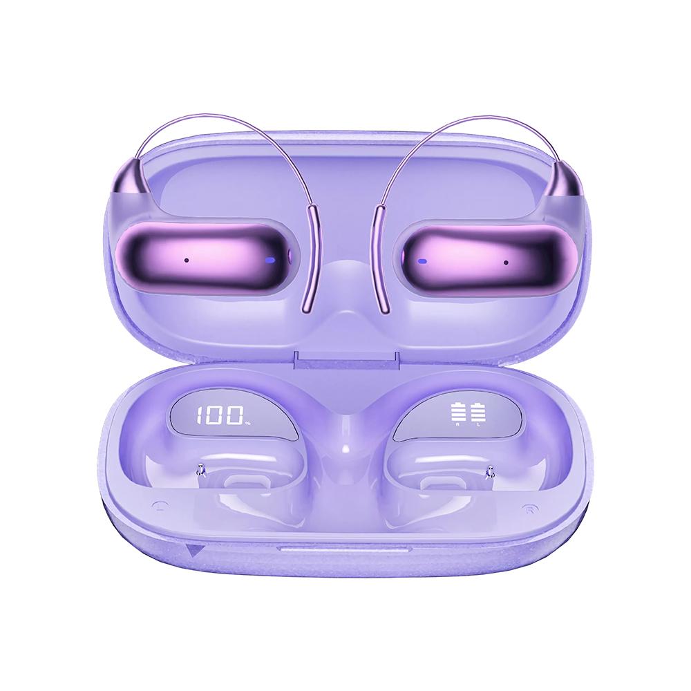 Bluetooth 5.4 AI Translator Earbuds, 144-Language Real-Time Translation, 6-Mic Noise Cancellation, Wireless Smart, Compatible with Business, Travel, фіолетовий
Bluetooth 5.4 AI Translator Earbuds, 144-Language Real-Time Translation, 6-Mic Noise Cancellation, Wireless Smart, Compatible with Business, Travel, фіолетовий