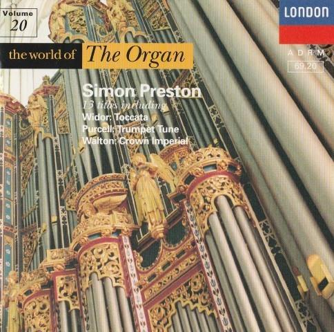 CD SIMON PRESTON - The World Of The Organ 4300912 London Records 1990 Europe Classical Used
CD SIMON PRESTON - The World Of The Organ 4300912 London Records 1990 Europe Classical Used