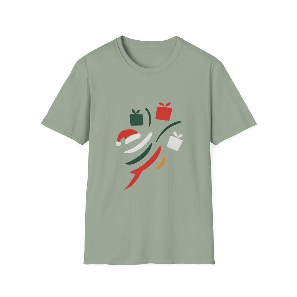 Unisex Softstyle T-Shirt Santa Juggling Gifts Brush Strokes Christmas Holiday 4XL
Unisex Softstyle T-Shirt Santa Juggling Gifts Brush Strokes Christmas Holiday 4XL