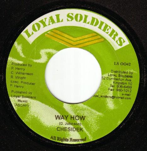 7inch Record CHEZIDEK / PRINCESS MENEN - Way How / Big Crocodile LS0043 Loyal Soldiers 2005 Jamaica Reggae, Ska & Dub Used
7inch Record CHEZIDEK / PRINCESS MENEN - Way How / Big Crocodile LS0043 Loyal Soldiers 2005 Jamaica Reggae, Ska & Dub Used