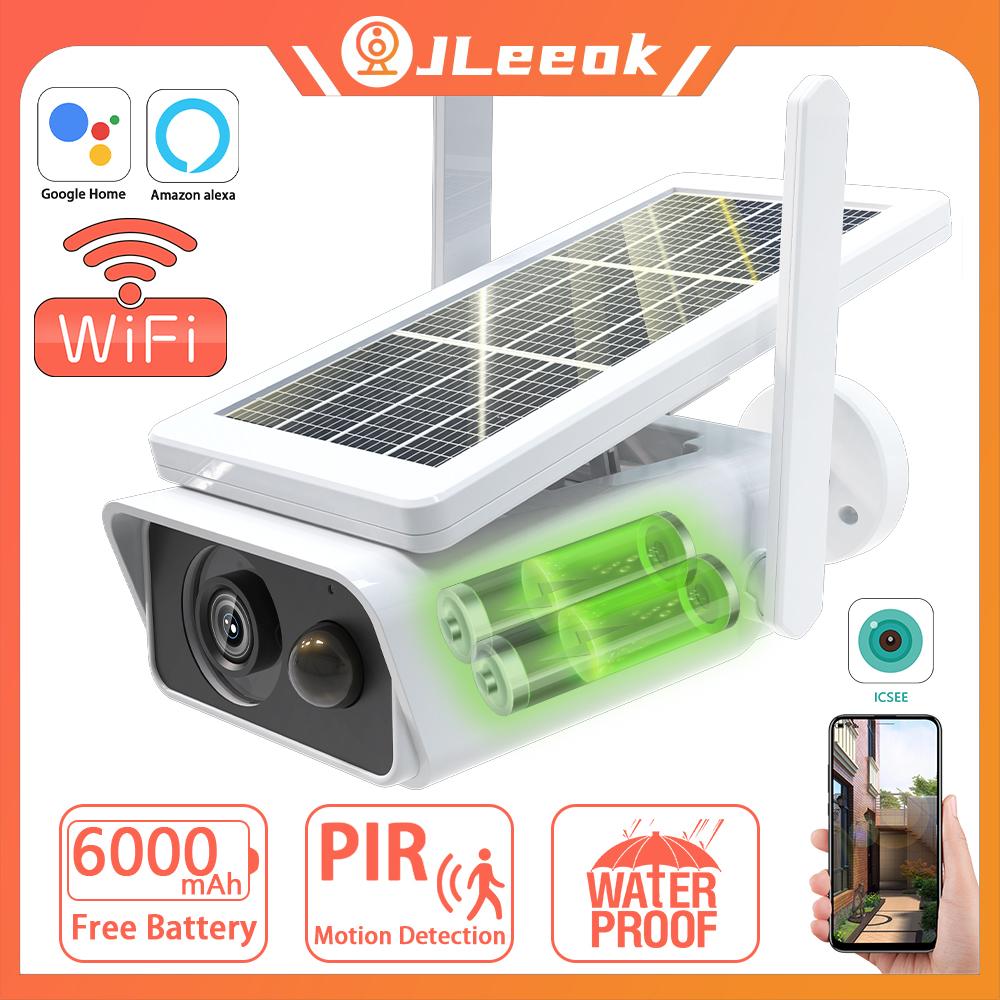 Jleeok Outdoor 5MP Wireless 3W Solar WIFI Bult-in Battery Surveillence IP Camera PIR Motion Detection Home Securtiy IR Cam CCTV
Jleeok Outdoor 5MP Wireless 3W Solar WIFI Bult-in Battery Surveillence IP Camera PIR Motion Detection Home Securtiy IR Cam CCTV