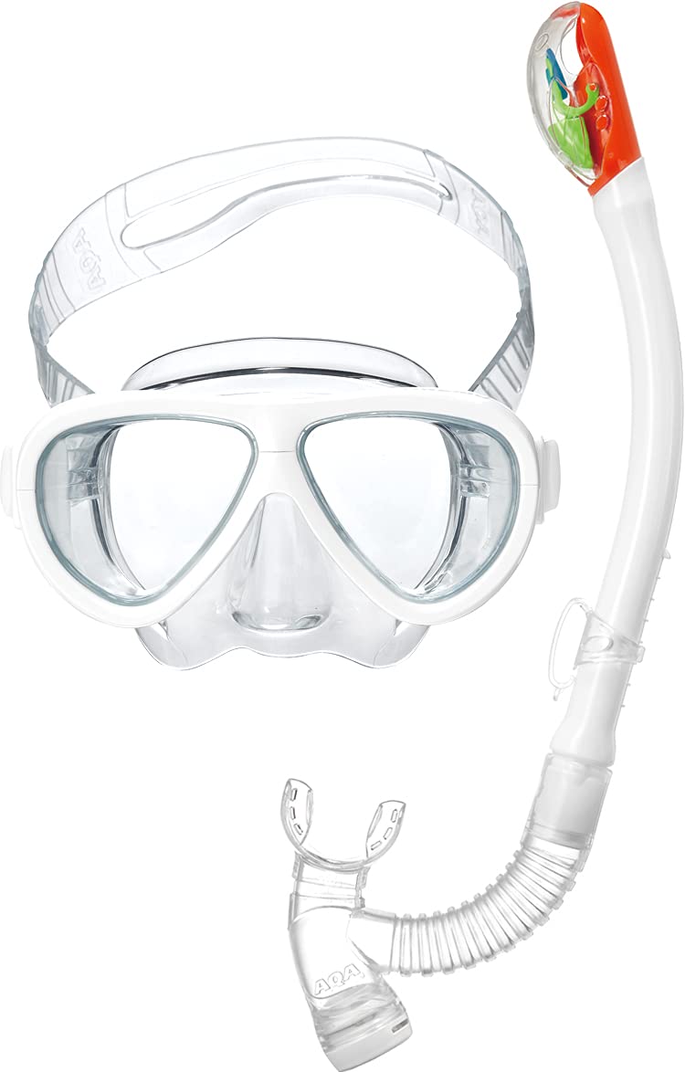 AQA Marine Sports Детский набор маска и трубка Anemolite Bixie Dry Special Белый и 2 предмета и KZ-9078N
AQA Marine Sports Детский набор маска и трубка Anemolite Bixie Dry Special Белый и 2 предмета и KZ-9078N