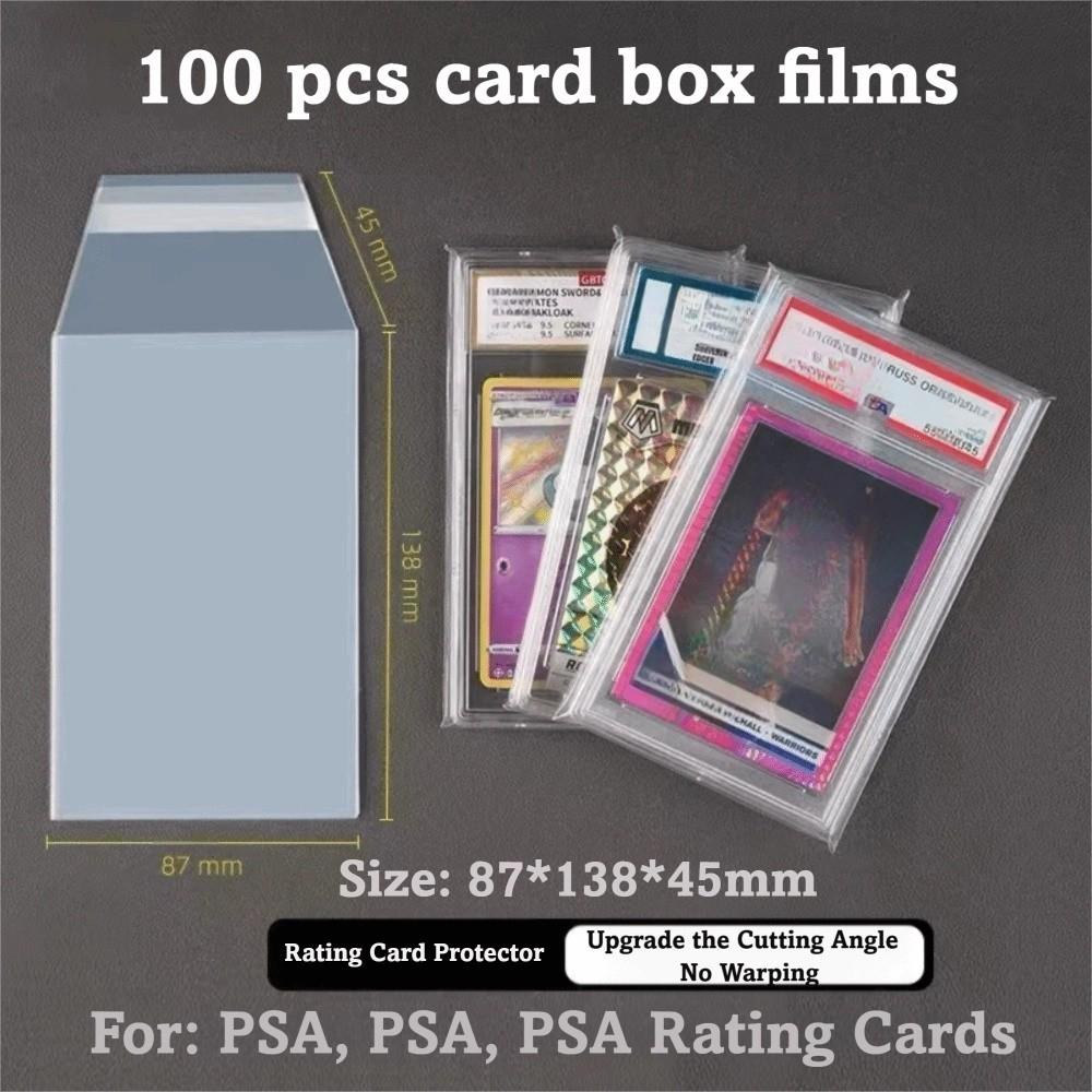 100 Аркушів Прозорий PSA BGS Slab Sleeve Водонепроникний Міцний PSA BGS Картковий Цегляний Плівка Довговічний Захисна Плівка для Картки З Оцінкою
100 Аркушів Прозорий PSA BGS Slab Sleeve Водонепроникний Міцний PSA BGS Картковий Цегляний Плівка Довговічний Захисна Плівка для Картки З Оцінкою
